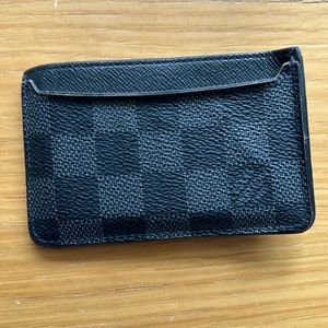 Louis Vuitton Damier Graphite Pattern Card Holder (Used)